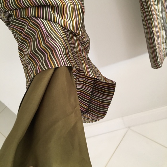 HP🎉🇮🇹 Authentic Missoni multi striped Silk trousers - Picture 7 of 8